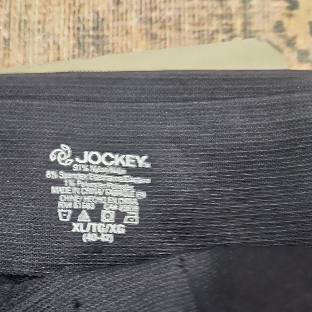 Jockey Go Tech Men's Black Boxer Briefs Black 2 Pack Breathable Moisture Wicking - Picture 4 of 6